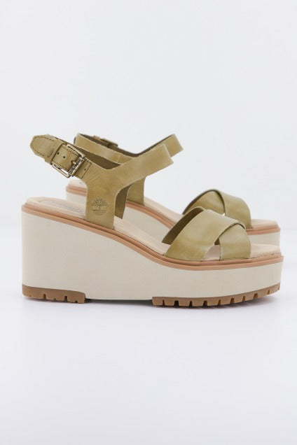TIMBERLAND KORALYN CROSS STRAP en color VERDE  (1)