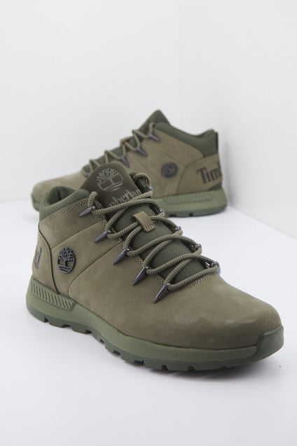 TIMBERLAND TBAVU MID LACE UP SNEAKER en color VERDE  (1)