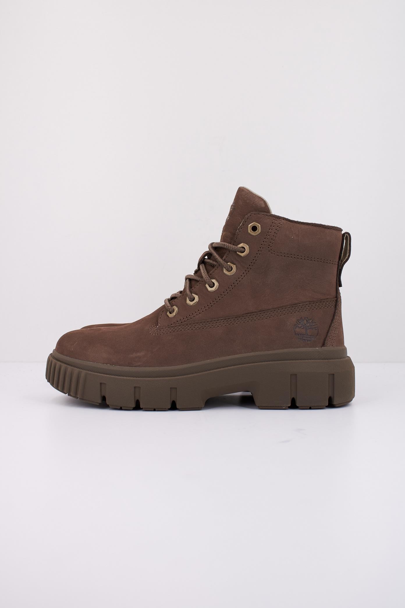 TIMBERLAND GREYFIELD MID LACE UP en color MARRON  (1)