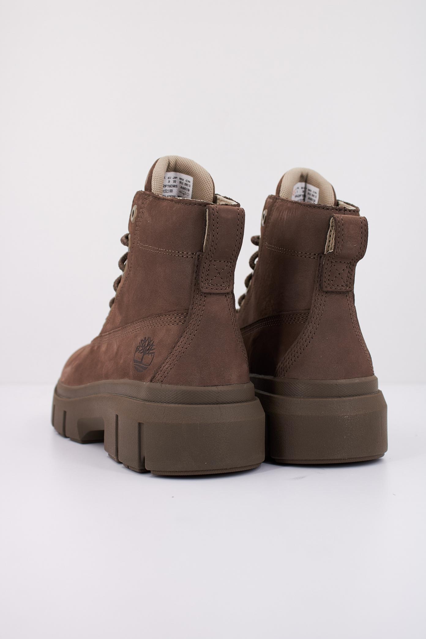 TIMBERLAND GREYFIELD MID LACE UP en color MARRON  (4)