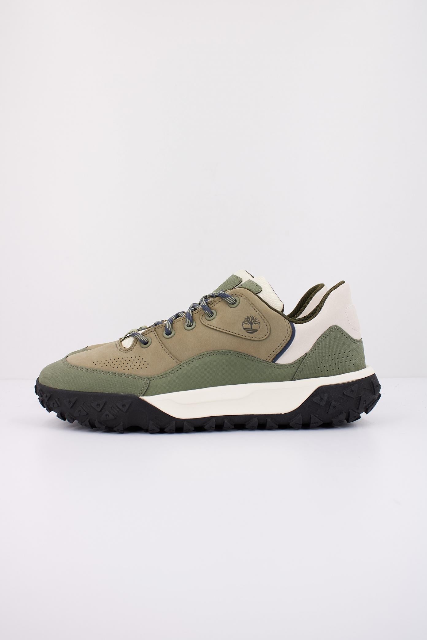 TIMBERLAND LOW LACE HKR BOOT en color VERDE  (1)