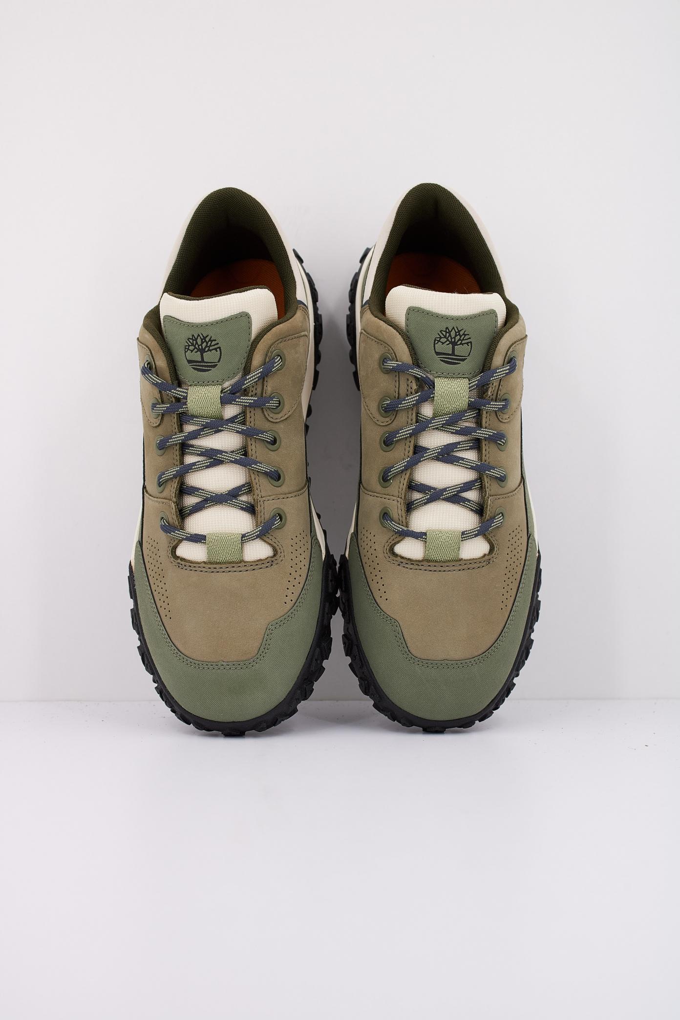 TIMBERLAND LOW LACE HKR BOOT en color VERDE  (3)