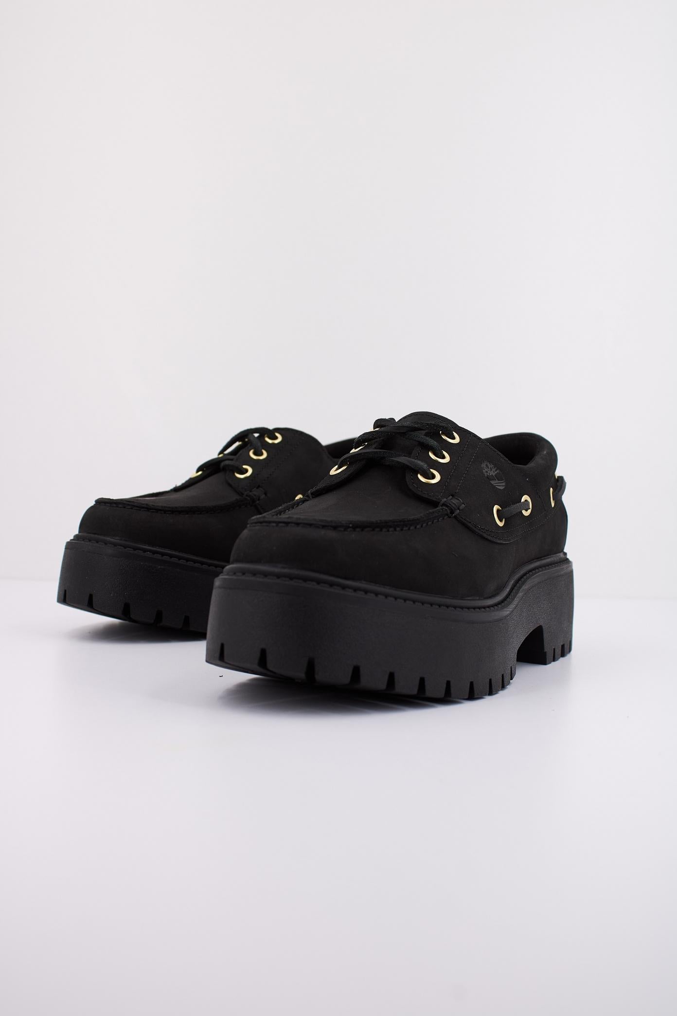 TIMBERLAND STONE STREET BOAT SHOE en color NEGRO  (2)