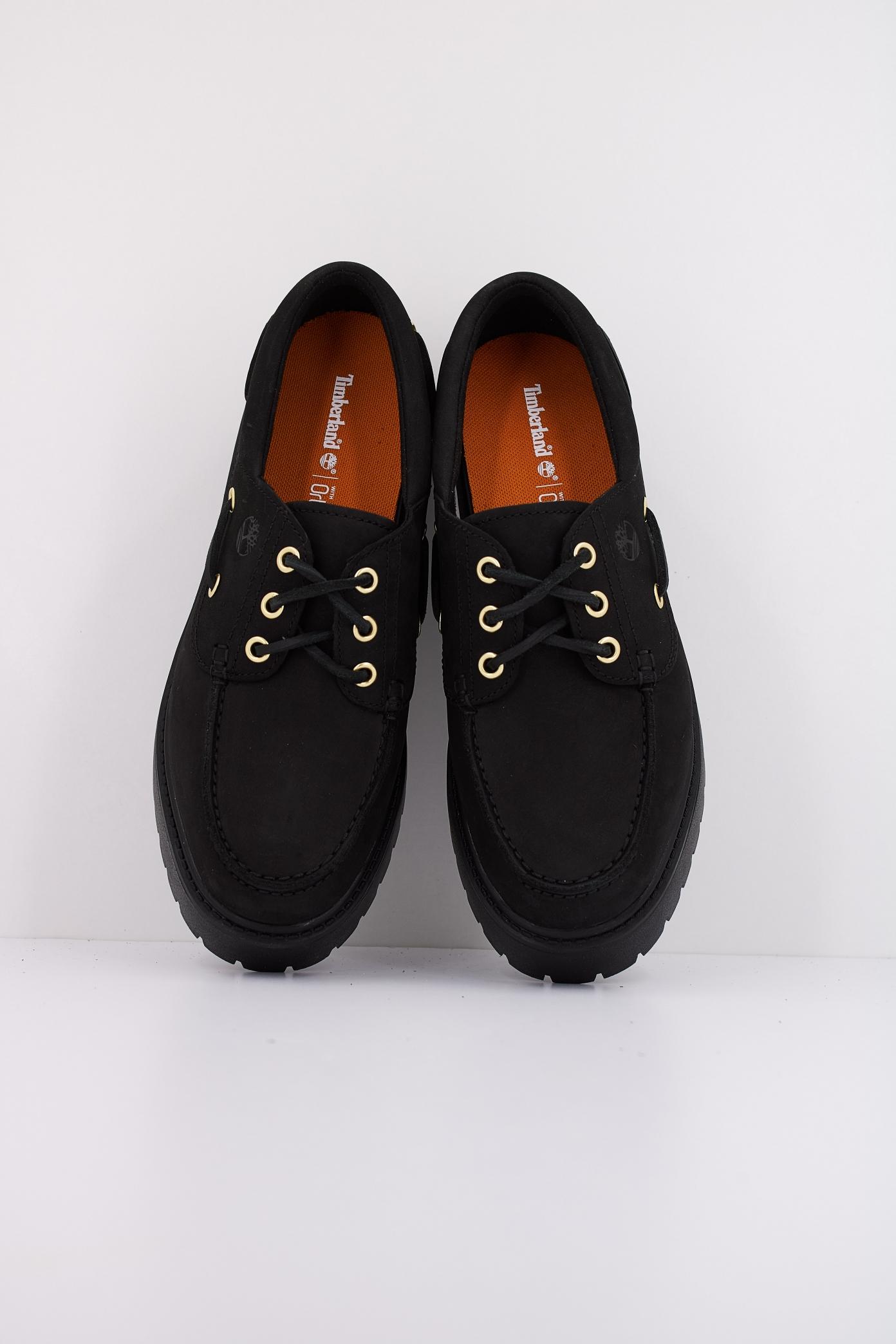 TIMBERLAND STONE STREET BOAT SHOE en color NEGRO  (3)