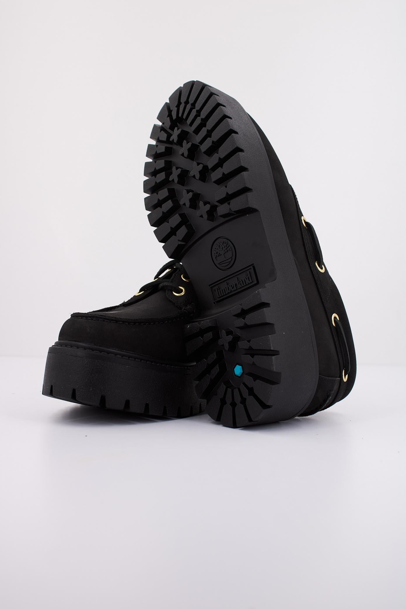 TIMBERLAND STONE STREET BOAT SHOE en color NEGRO  (5)