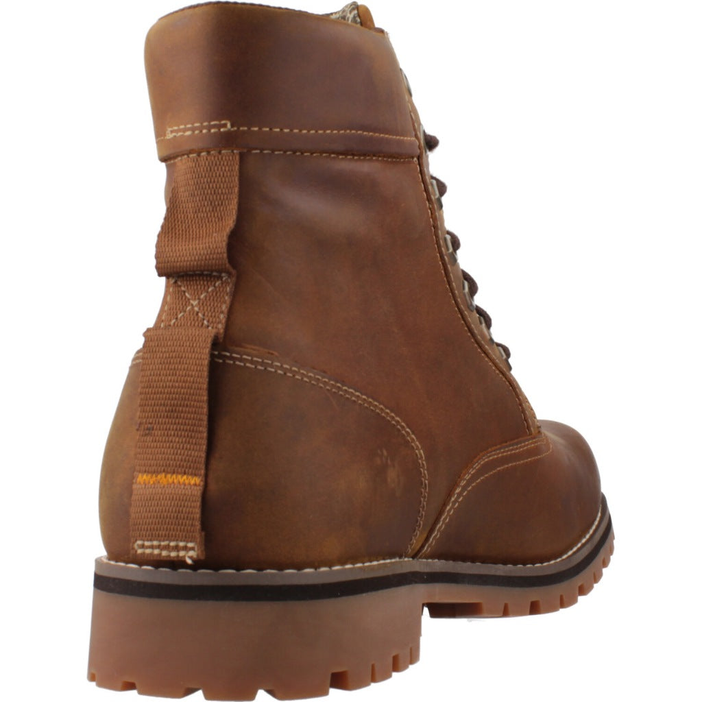 TIMBERLAND Rugged WP MID LACE UP en color MARRON  (3)