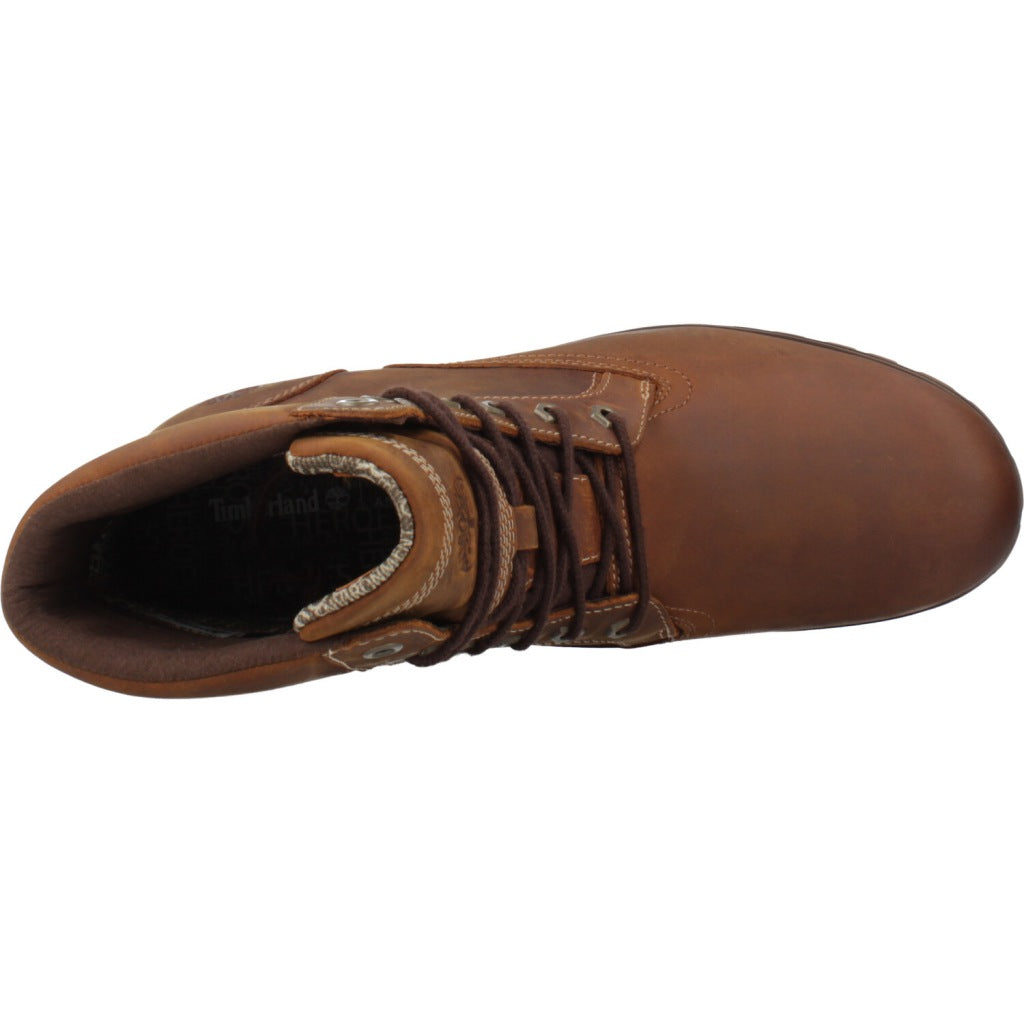TIMBERLAND Rugged WP MID LACE UP en color MARRON  (7)