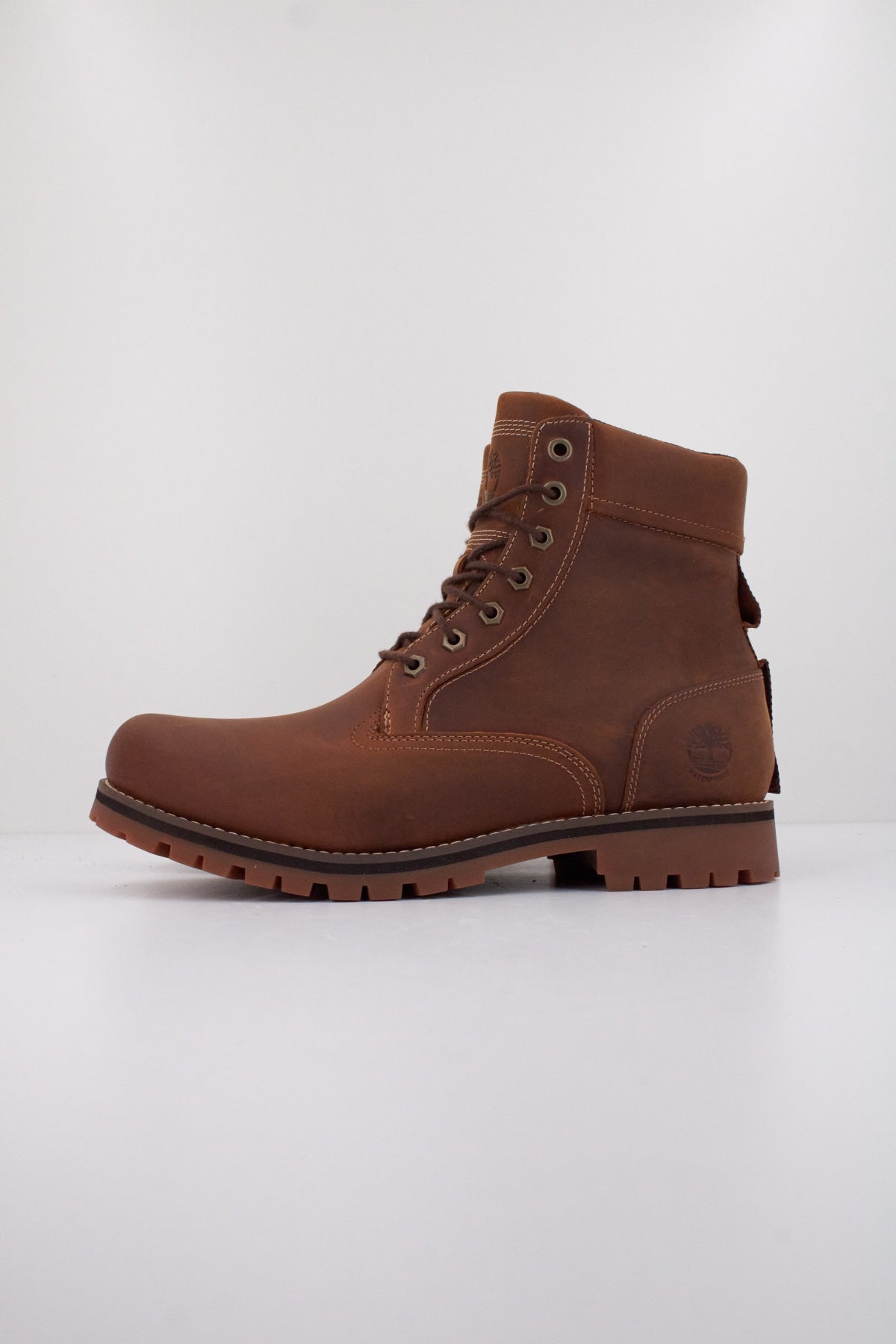 TIMBERLAND Rugged WP MID LACE UP en color MARRON  (1)