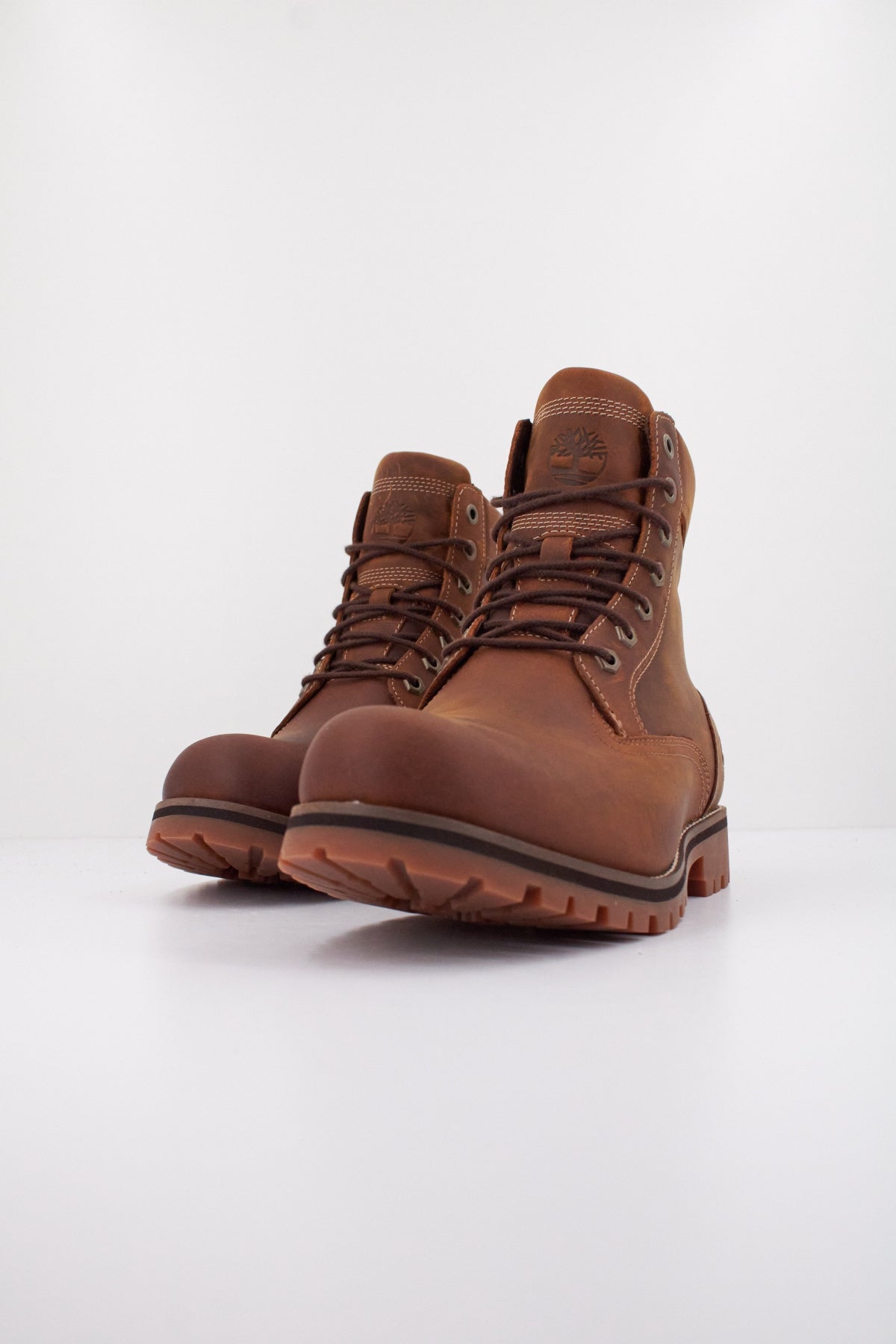 TIMBERLAND Rugged WP MID LACE UP en color MARRON  (2)