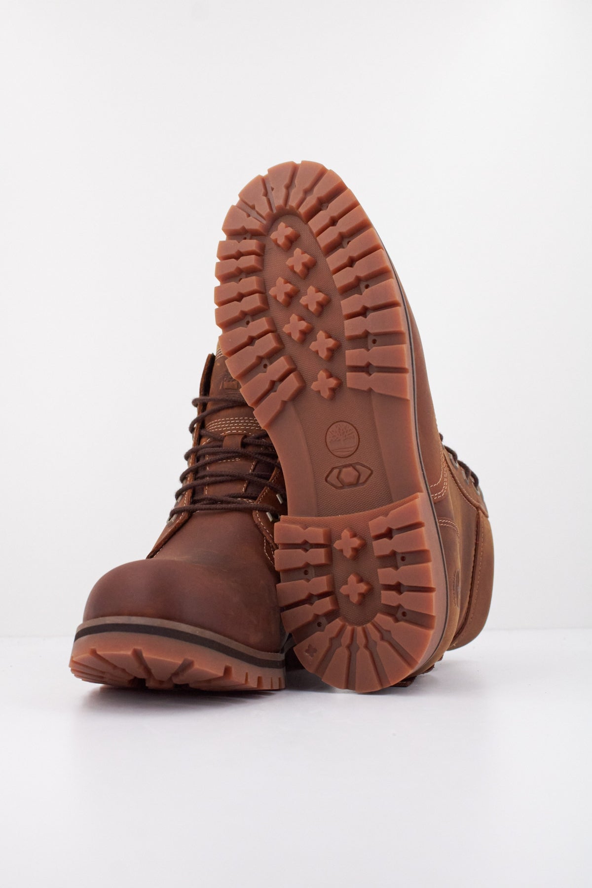 TIMBERLAND Rugged WP MID LACE UP en color MARRON  (5)