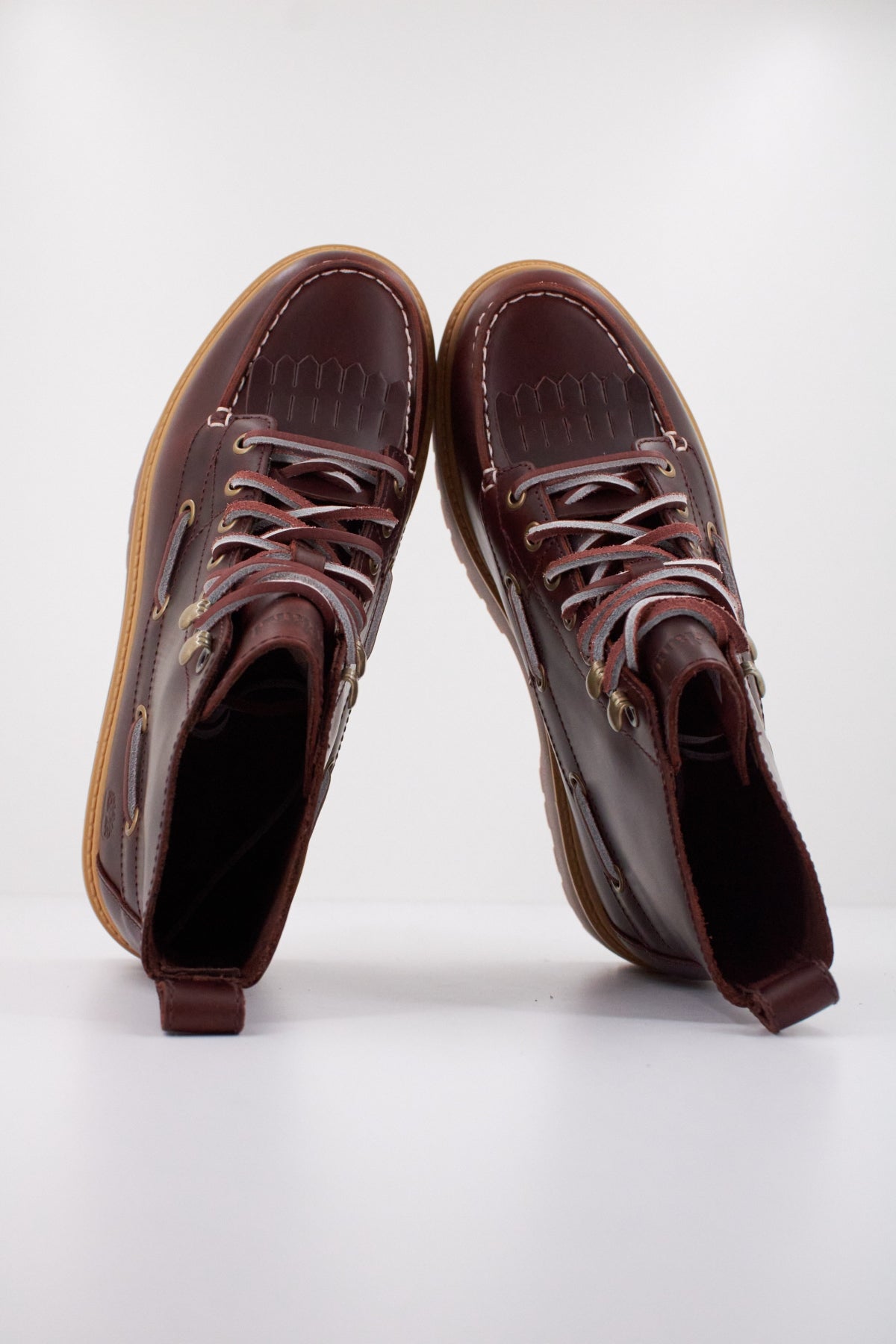 TIMBERLAND STONE STREET MID LACE en color BURDEOS  (3)