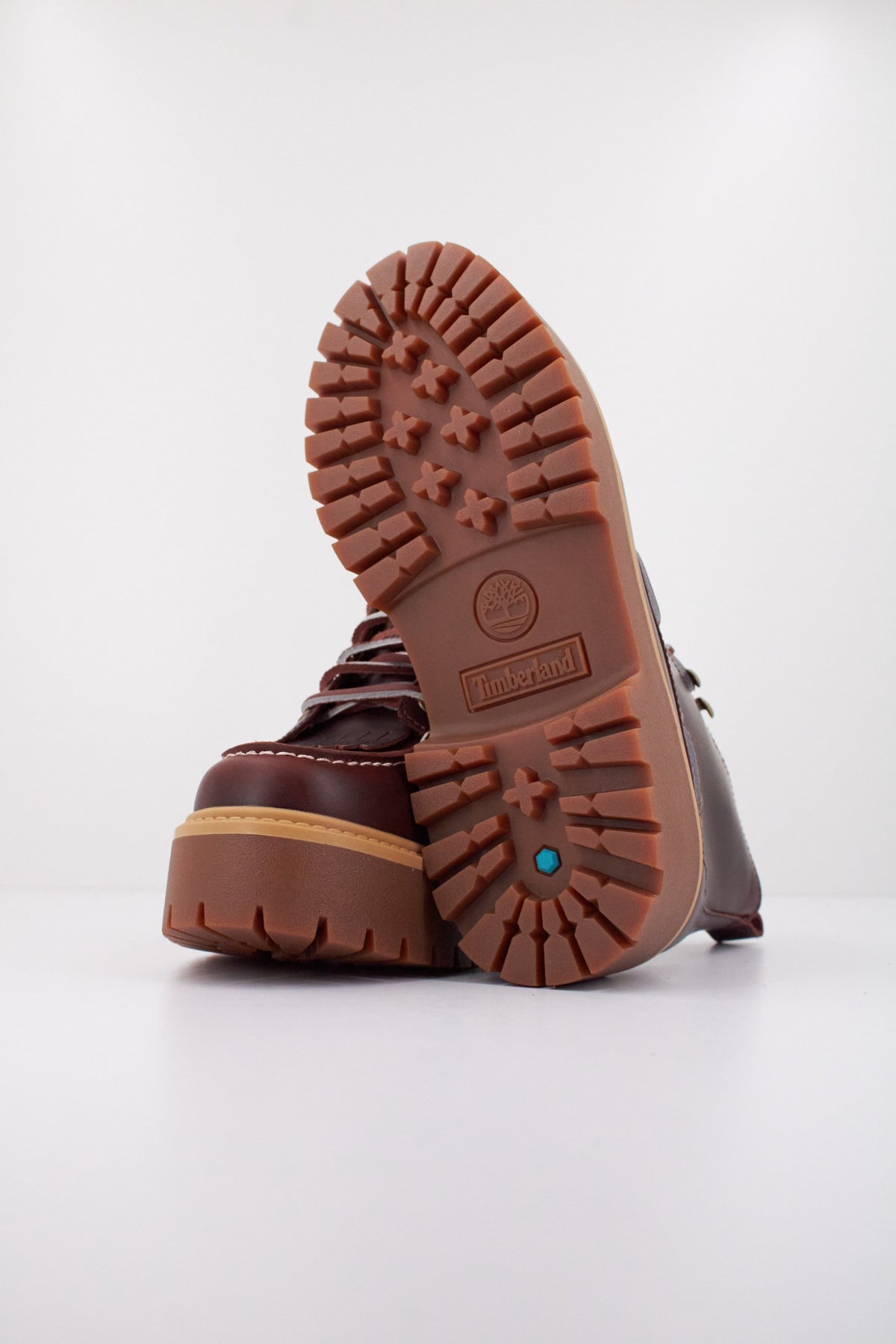 TIMBERLAND STONE STREET MID LACE en color BURDEOS  (5)