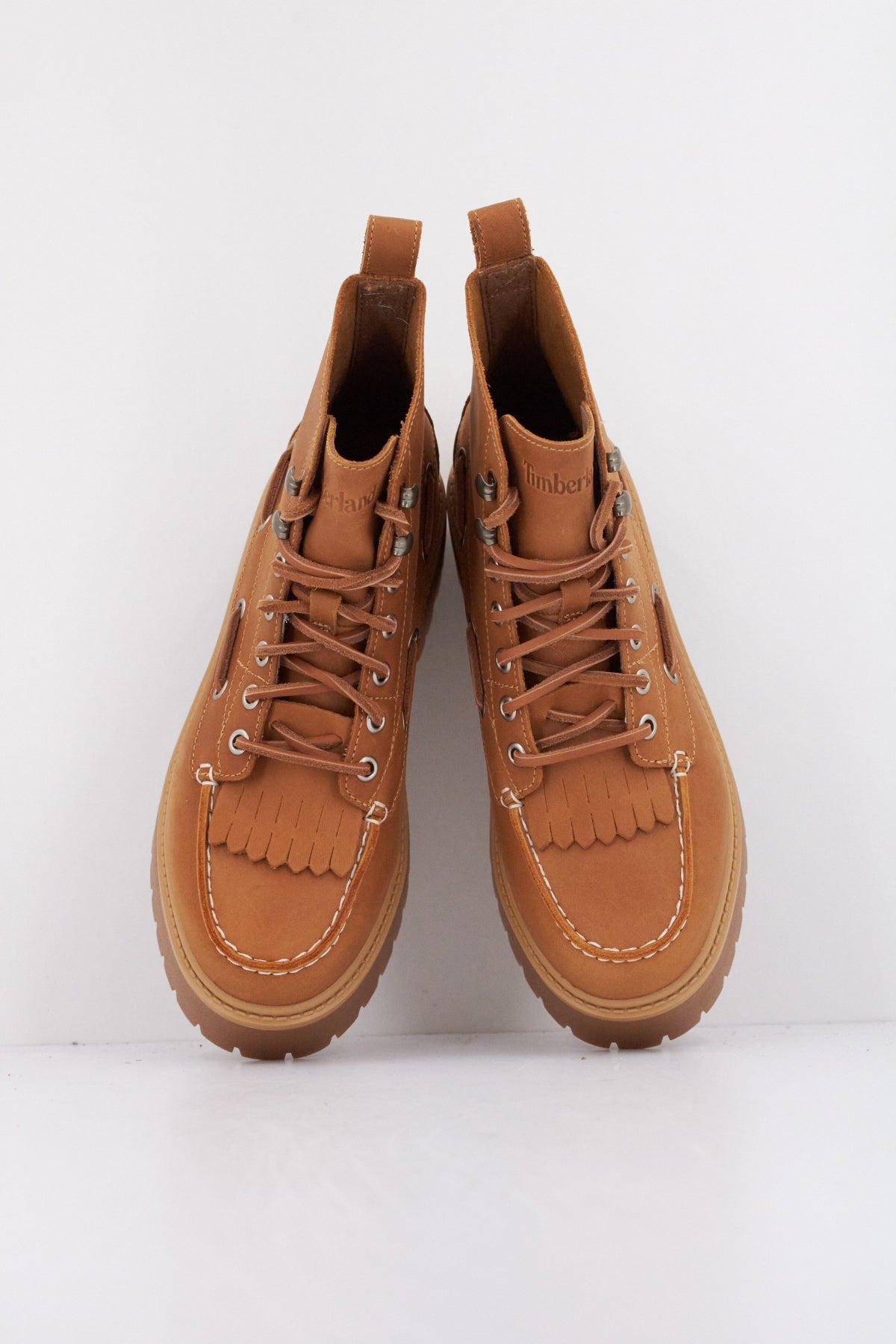 TIMBERLAND STONE STREET MID LACE en color MARRON CLARO  (3)
