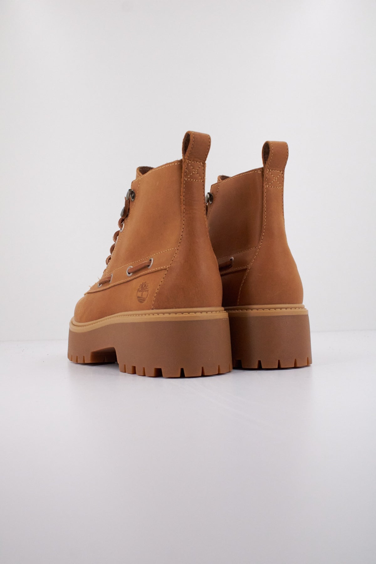 TIMBERLAND STONE STREET MID LACE en color MARRON CLARO  (4)