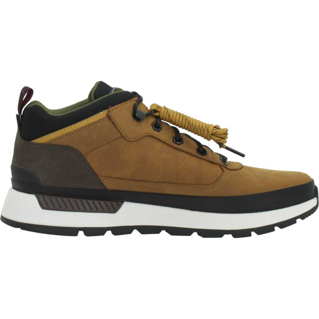 TIMBERLAND FLTK LOW LACE SNEAKER MDBRN en color MARRON CLARO  (4)