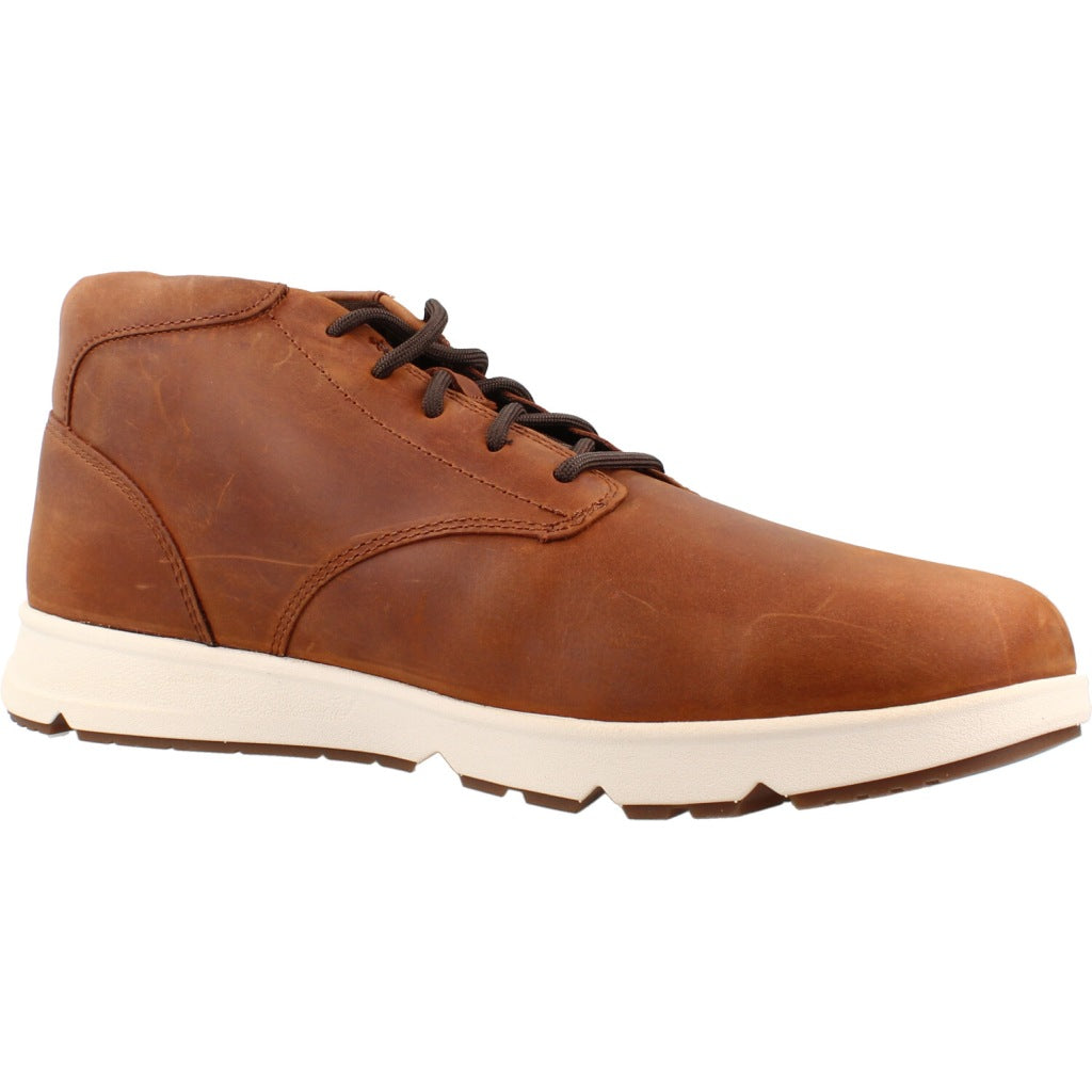 TIMBERLAND PKST MID LACE SNEAKER RUST en color MARRON  (5)