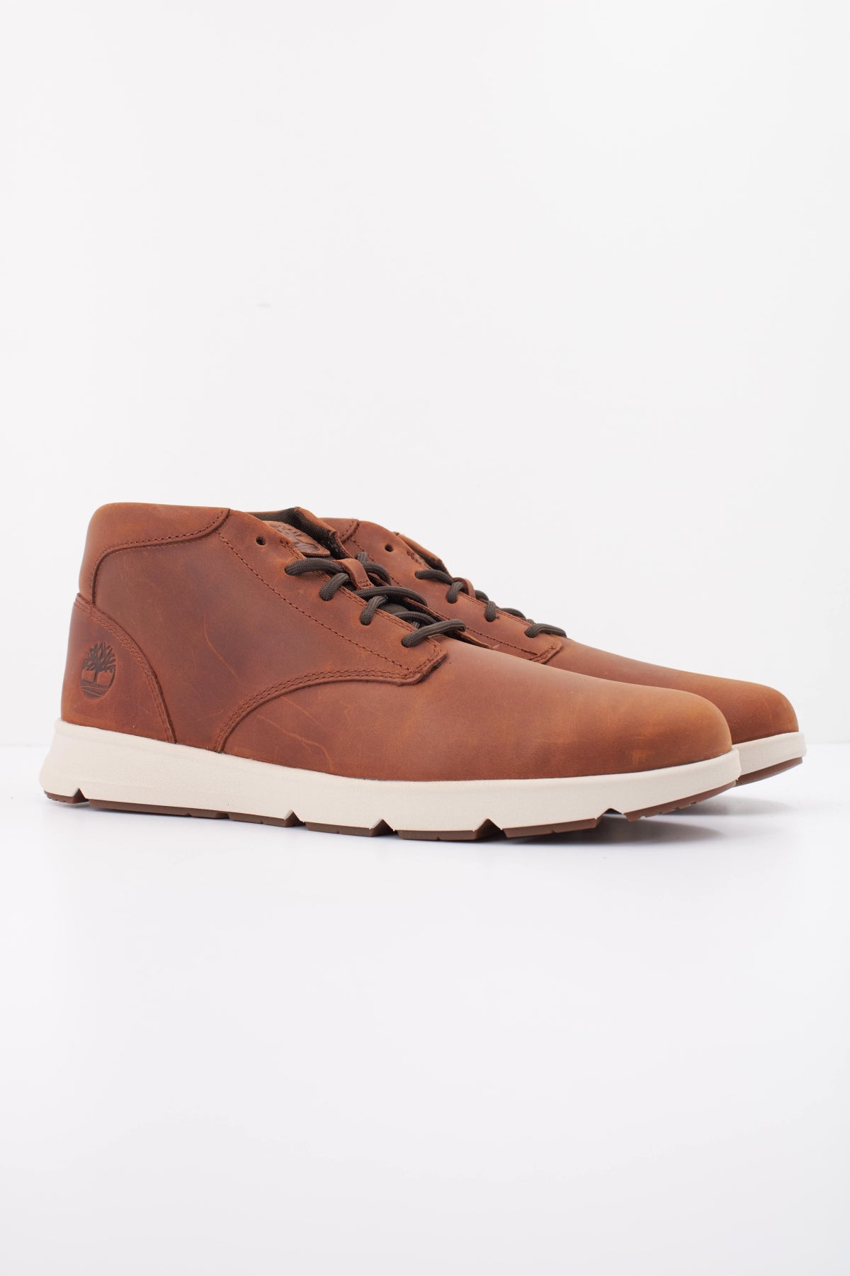 TIMBERLAND PKST MID LACE SNEAKER RUST en color MARRON  (2)