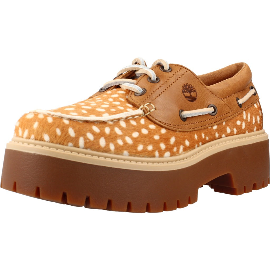 TIMBERLAND STST BOAT SHOE MDBRN en color ANIMAL PRINT  (1)
