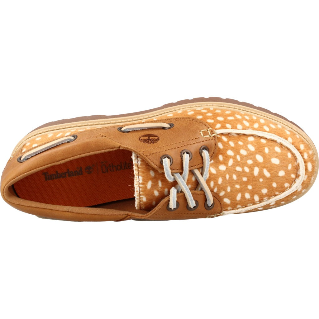 TIMBERLAND STST BOAT SHOE MDBRN en color ANIMAL PRINT  (7)