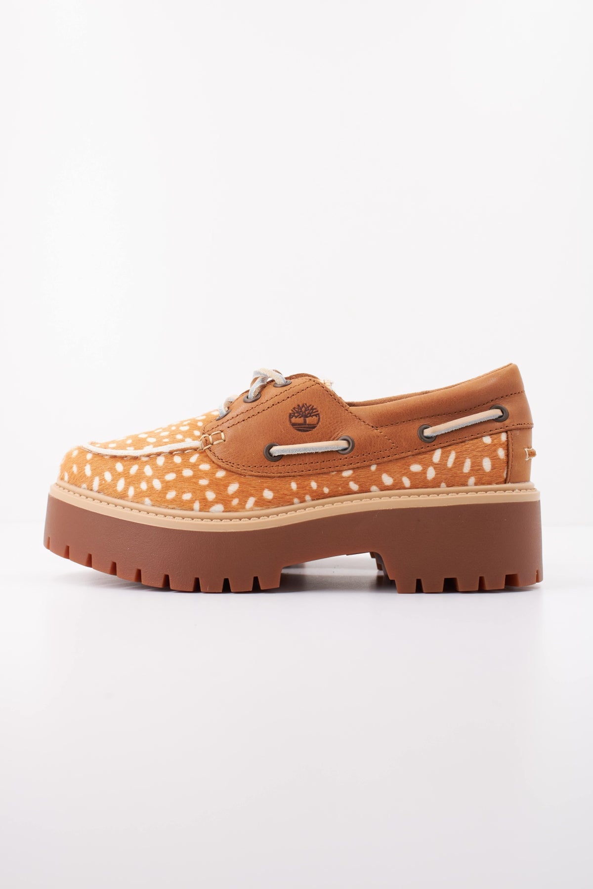 TIMBERLAND STST BOAT SHOE MDBRN en color ANIMAL PRINT  (1)