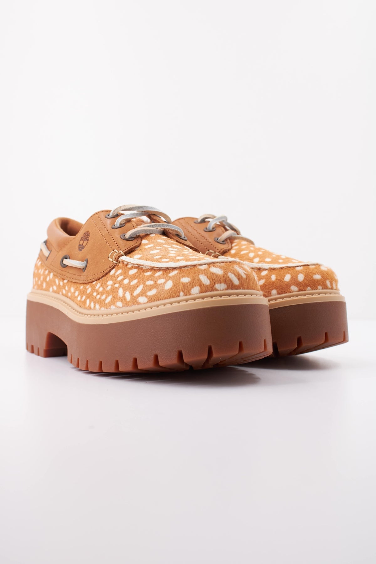 TIMBERLAND STST BOAT SHOE MDBRN en color ANIMAL PRINT  (2)
