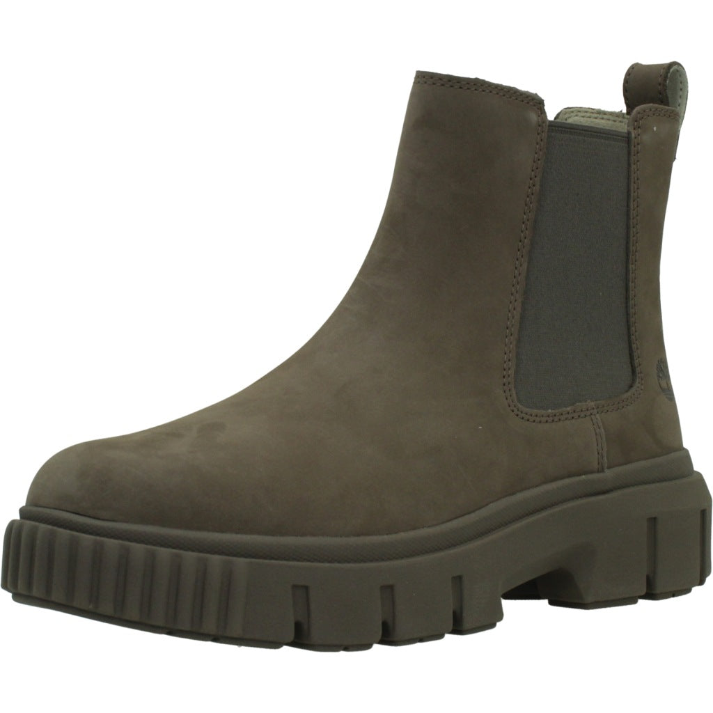 TIMBERLAND GREY MID CHELSEA BOOT en color MARRON CLARO  (1)