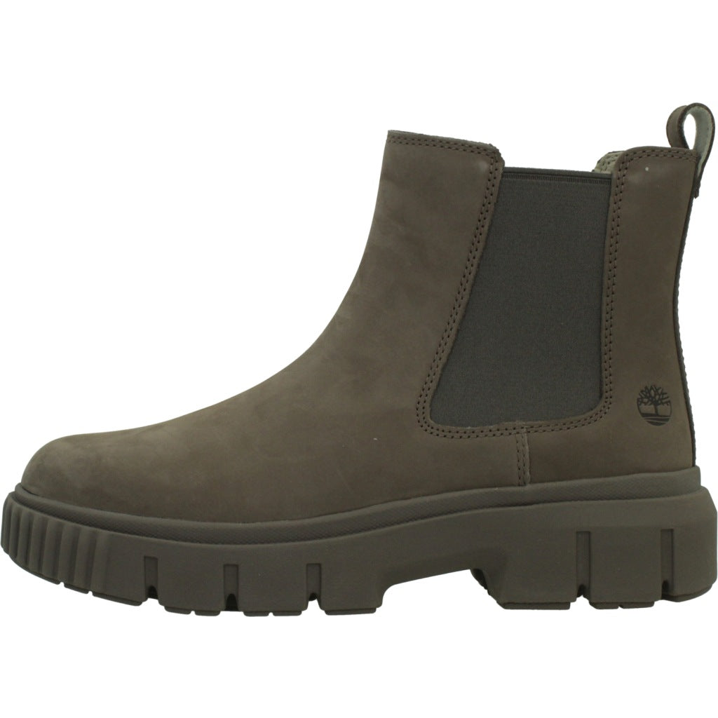 TIMBERLAND GREY MID CHELSEA BOOT en color MARRON CLARO  (2)