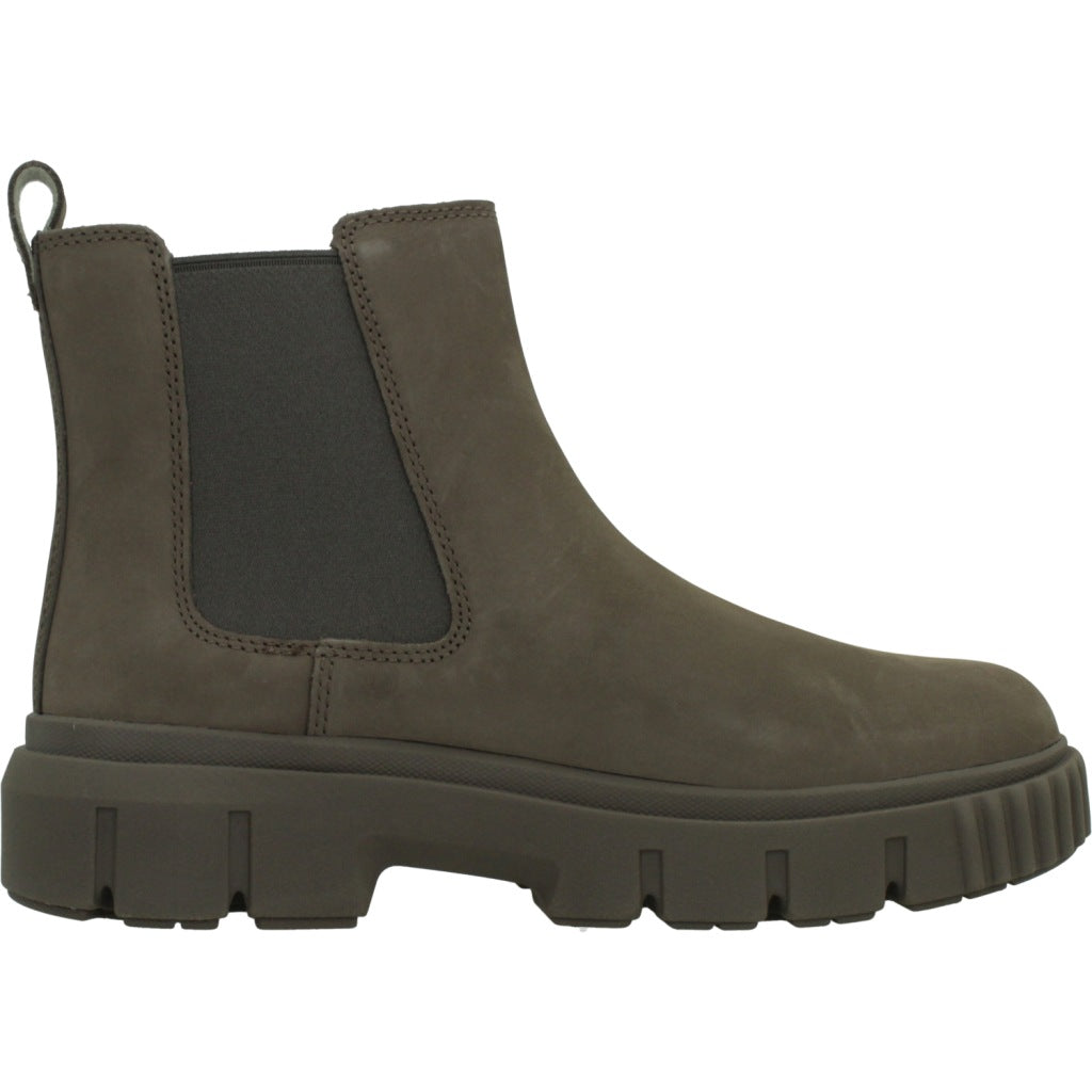 TIMBERLAND GREY MID CHELSEA BOOT en color MARRON CLARO  (4)