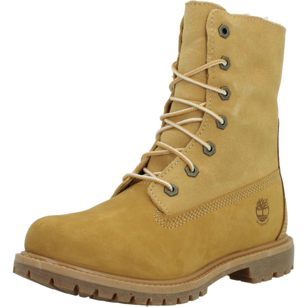 TIMBERLAND PREM MID WARM WATERPROOF BOOT en color MARRON CLARO  (1)