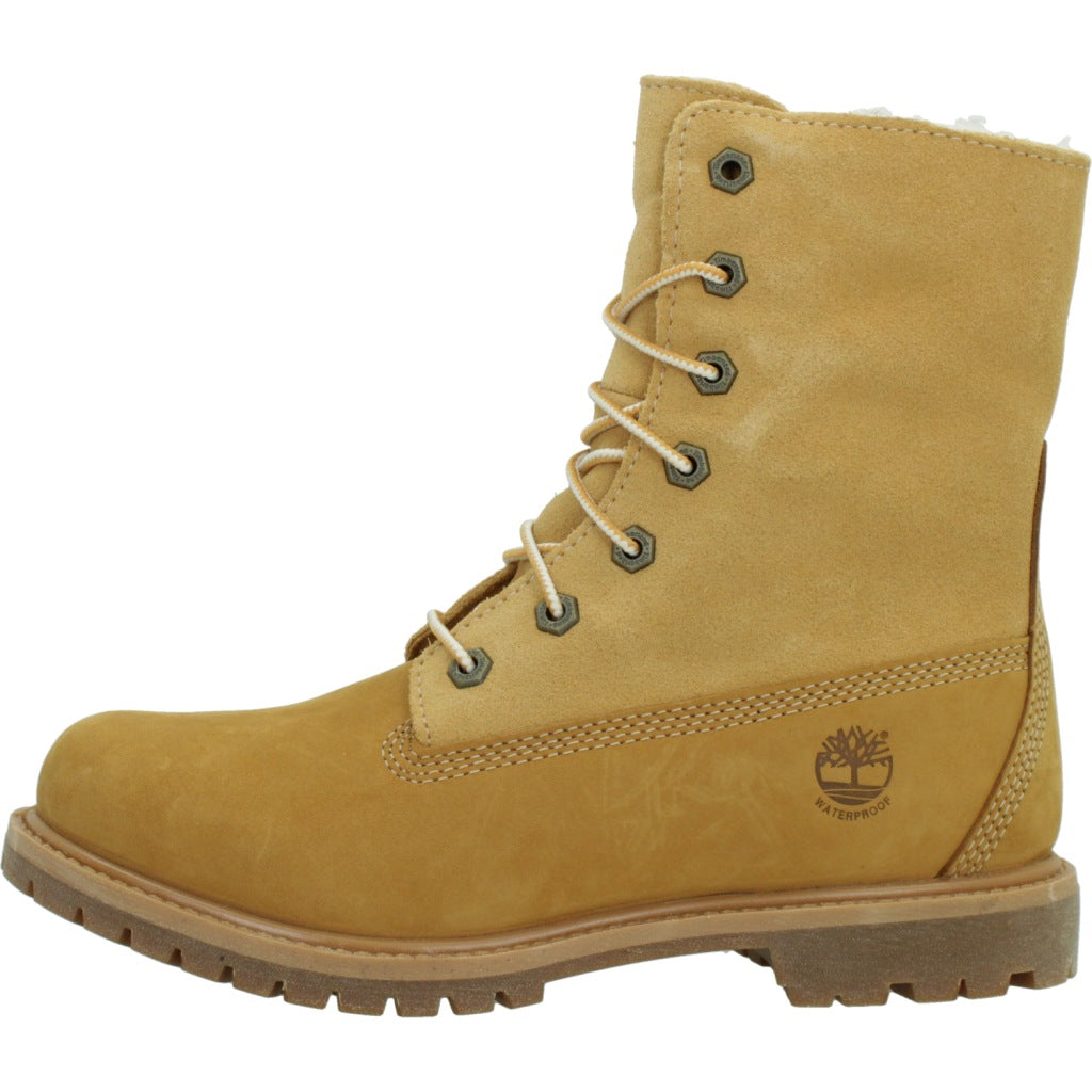 TIMBERLAND PREM MID WARM WATERPROOF BOOT en color MARRON CLARO  (2)