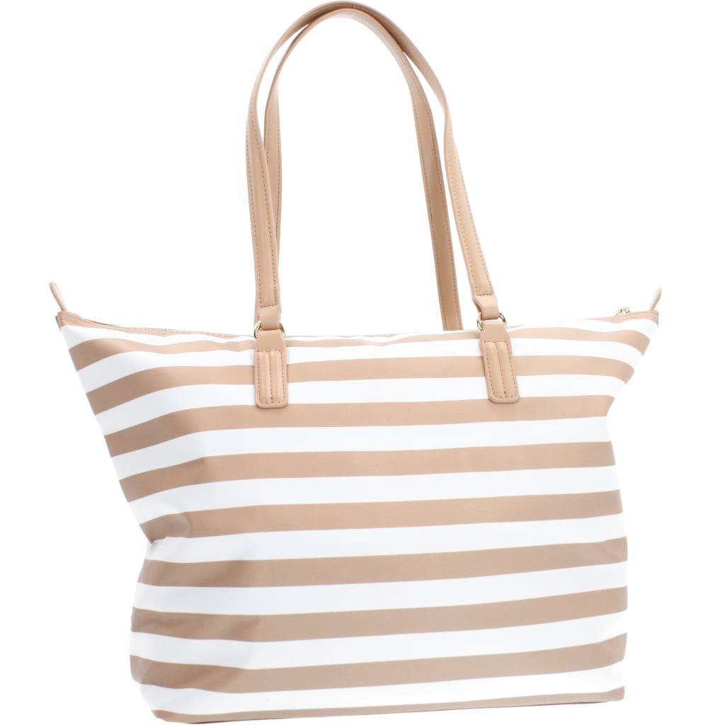 TOMMY HILFIGER POPPY TOTE en color MARRON CLARO  (4)