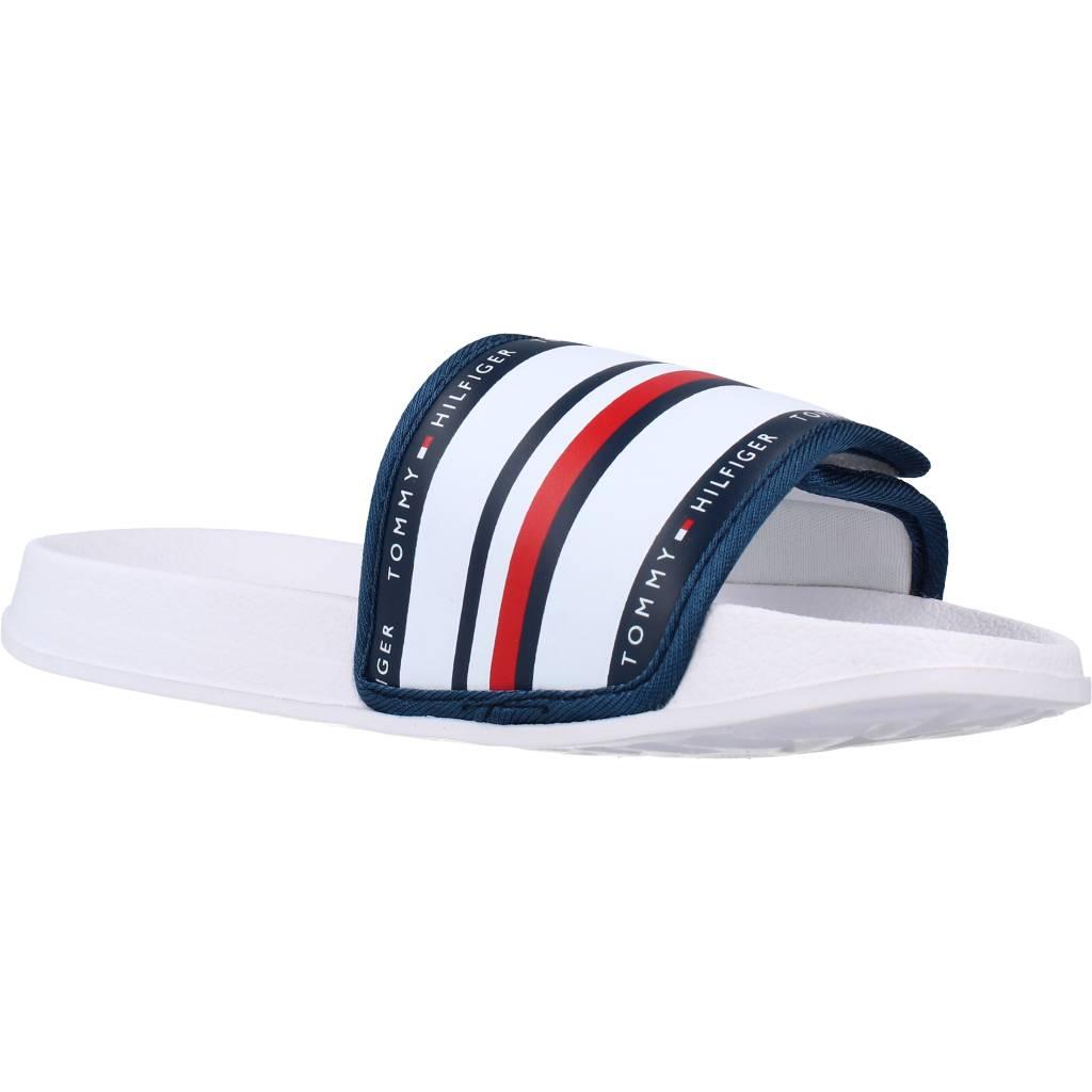 TOMMY HILFIGER CIABATTA PISCINA MAXI VE en color BLANCO  (5)