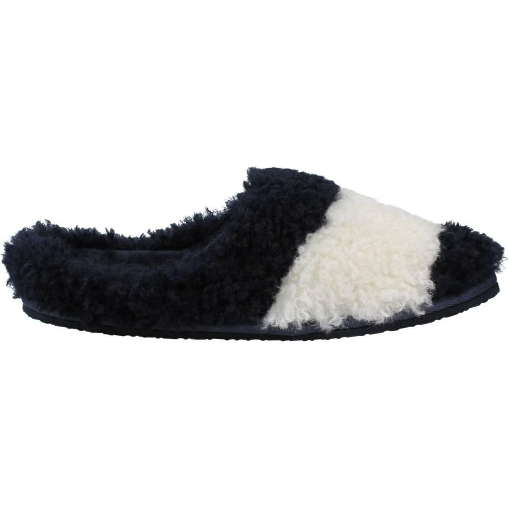 TOMMY HILFIGER  TH HOME SLIPPER SHERPA F en color AZUL  (4)