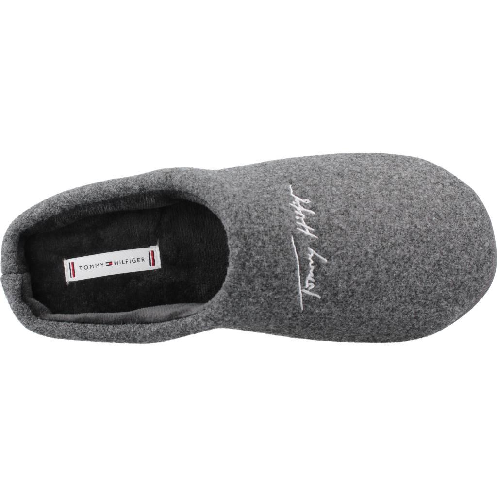 TOMMY HILFIGER SLIPPER FELT en color GRIS  (7)