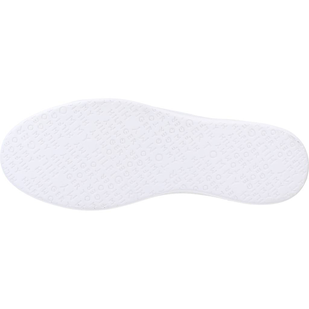 TOMMY HILFIGER TH WEBBING FLATFORM CUPS en color BLANCO  (6)