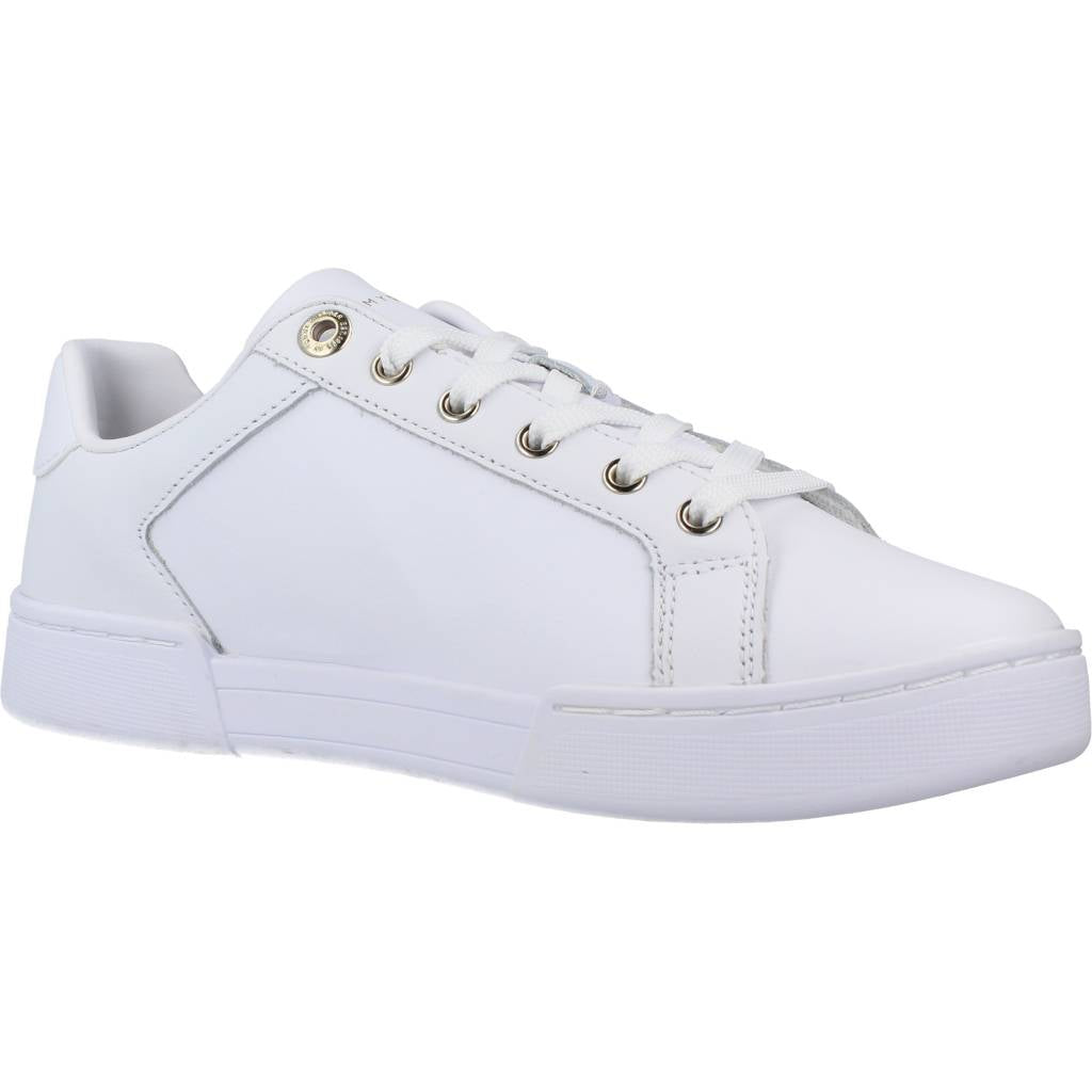 TOMMY HILFIGER  EMBOSSED MONOGRAM SNEAKE en color BLANCO  (5)