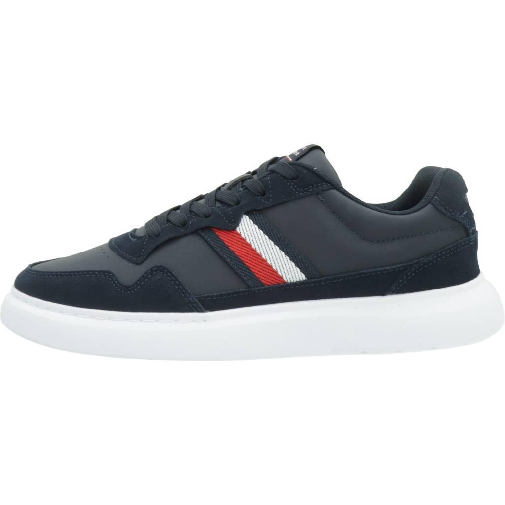 TOMMY HILFIGER LIGHTWEIGHT LEATHER MIX en color AZUL  (2)