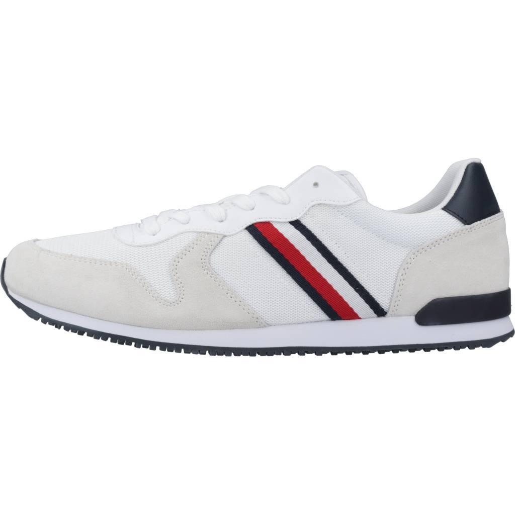 TOMMY HILFIGER ICONIC MIX RUNNER en color BLANCO  (2)