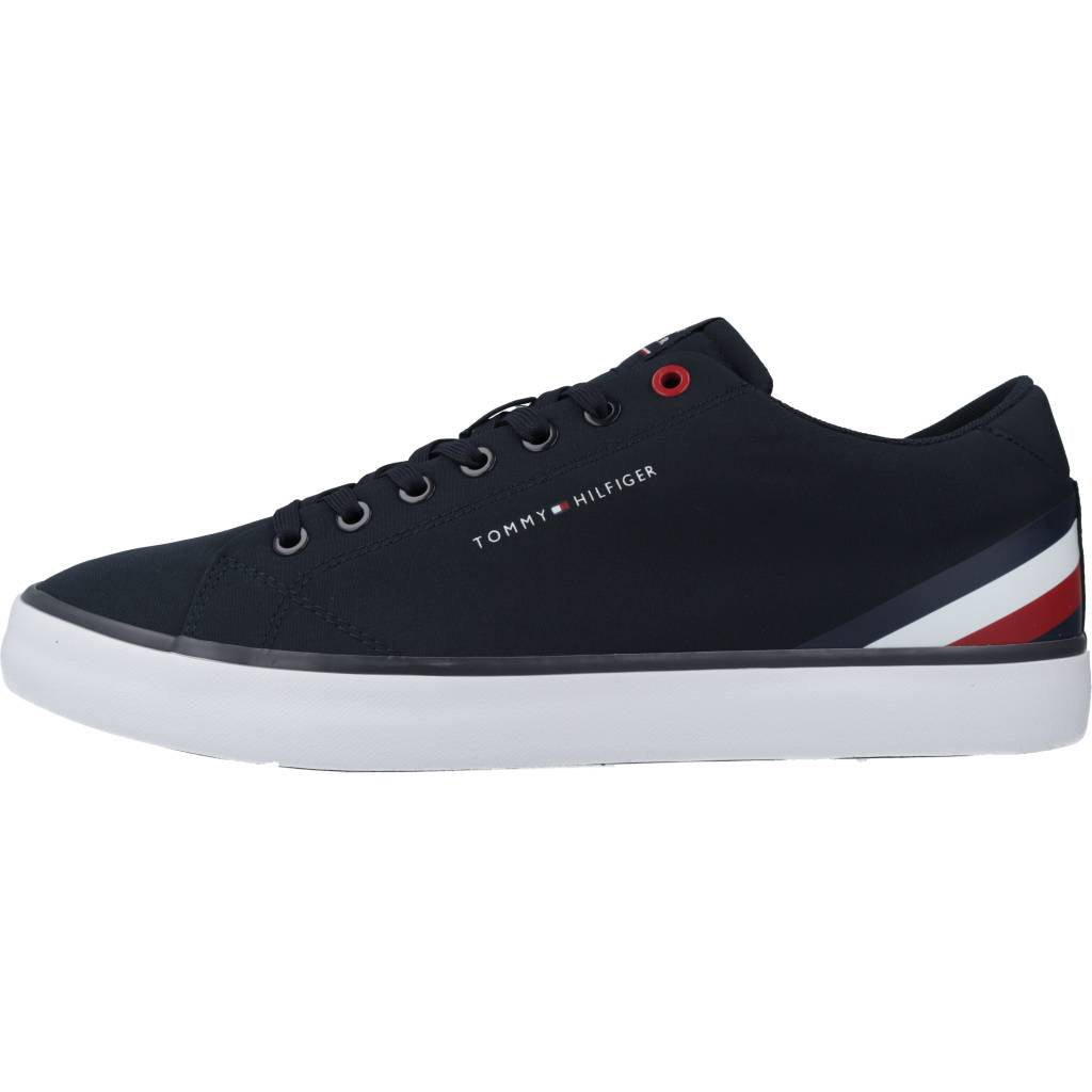 TOMMY HILFIGER TH HI VULC CORE LOW STRI en color AZUL  (2)