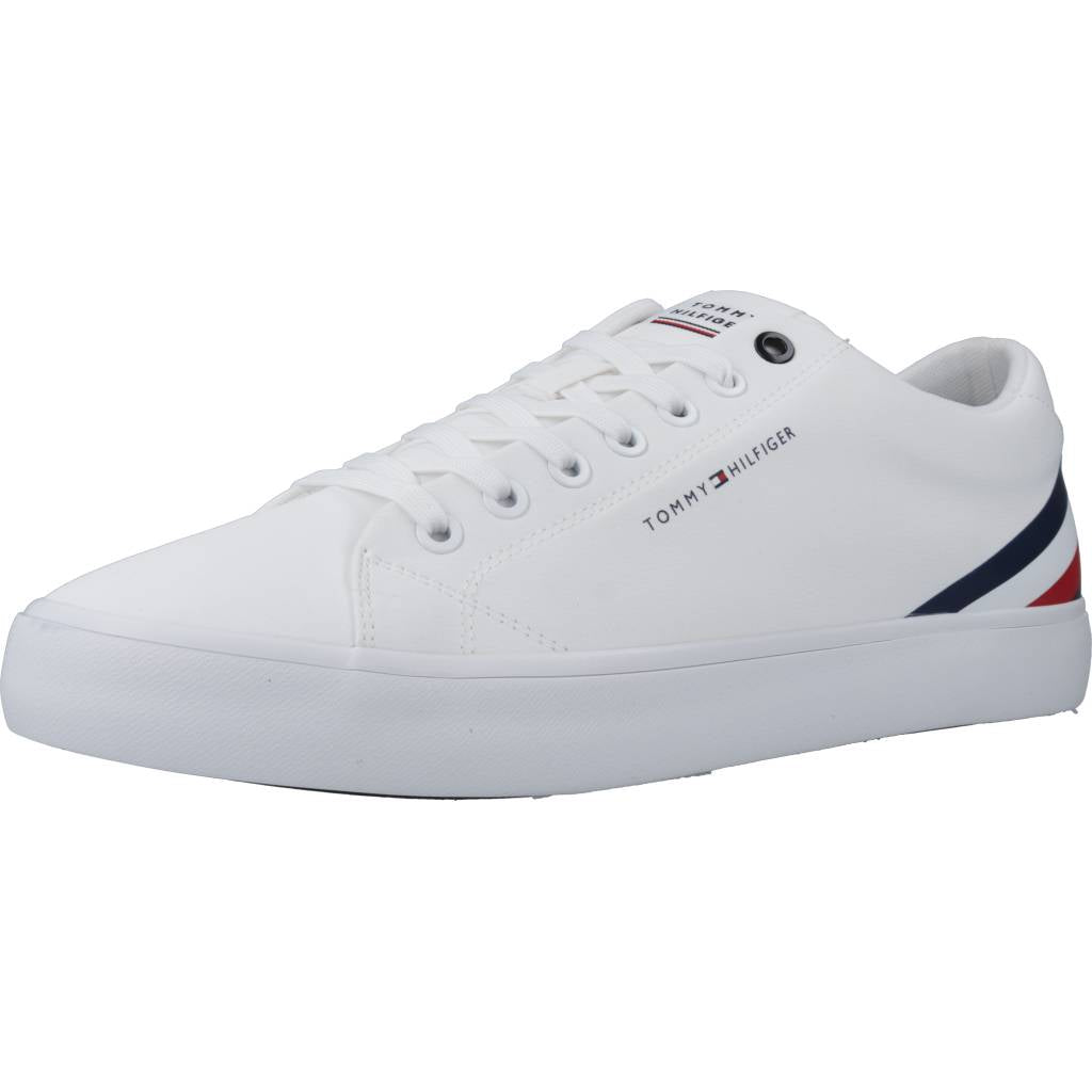 TOMMY HILFIGER  TH HI VULC CORE LOW STRI en color BLANCO  (1)