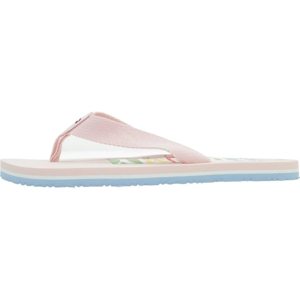TOMMY HILFIGER LOGO FLIP PLOP en color ROSA  (2)