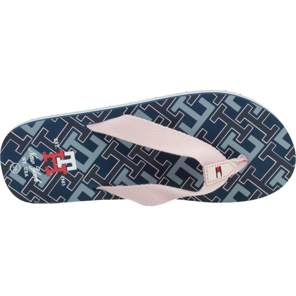 TOMMY HILFIGER LOGO FLIP PLOP en color ROSA  (7)