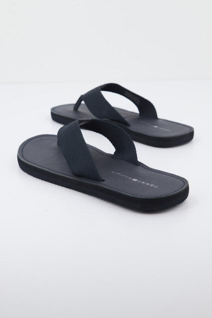 TOMMY HILFIGER LEATHER BEACH SANDAL en color AZUL  (3)