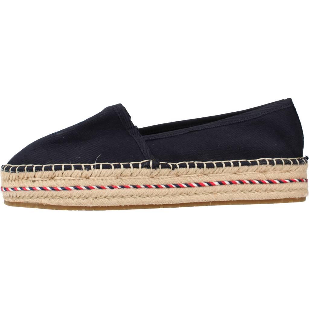 TOMMY HILFIGER TH EMBROIDERED FLATFORM en color BLANCO  (2)