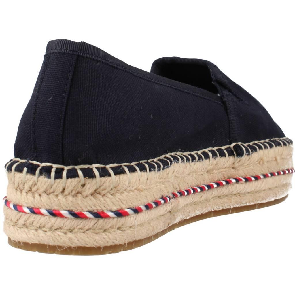 TOMMY HILFIGER TH EMBROIDERED FLATFORM en color BLANCO  (3)