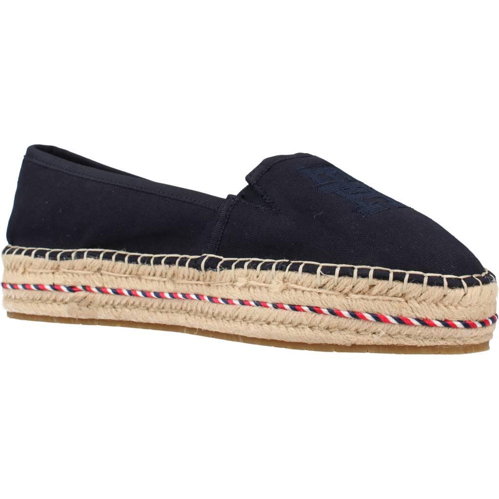 TOMMY HILFIGER TH EMBROIDERED FLATFORM en color BLANCO  (5)