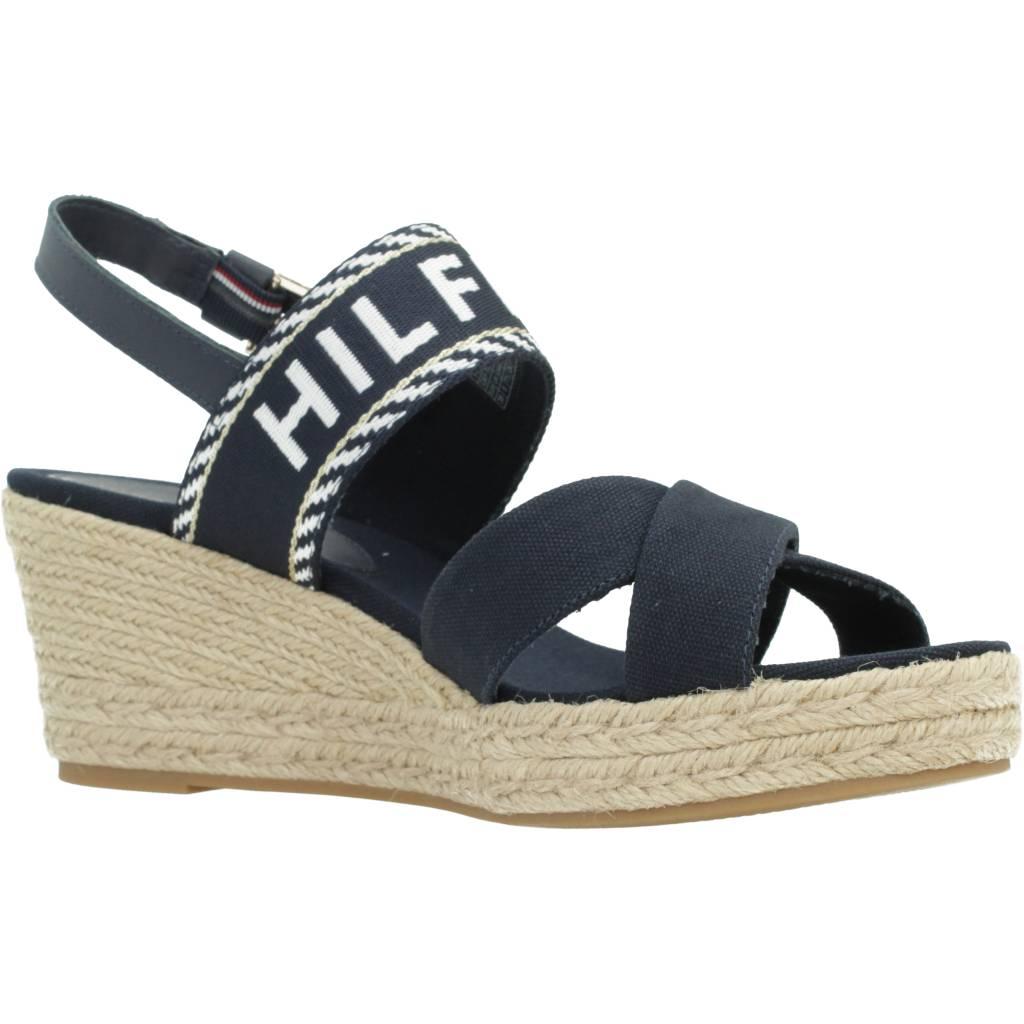 TOMMY HILFIGER SEASONAL WEBBING MID WED en color AZUL  (5)