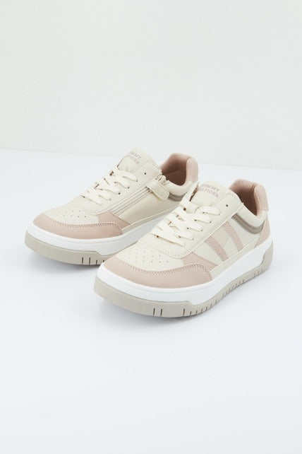 TOMMY HILFIGER LOW CUT LACE-UP SNEAKER en color ROSA  (1)