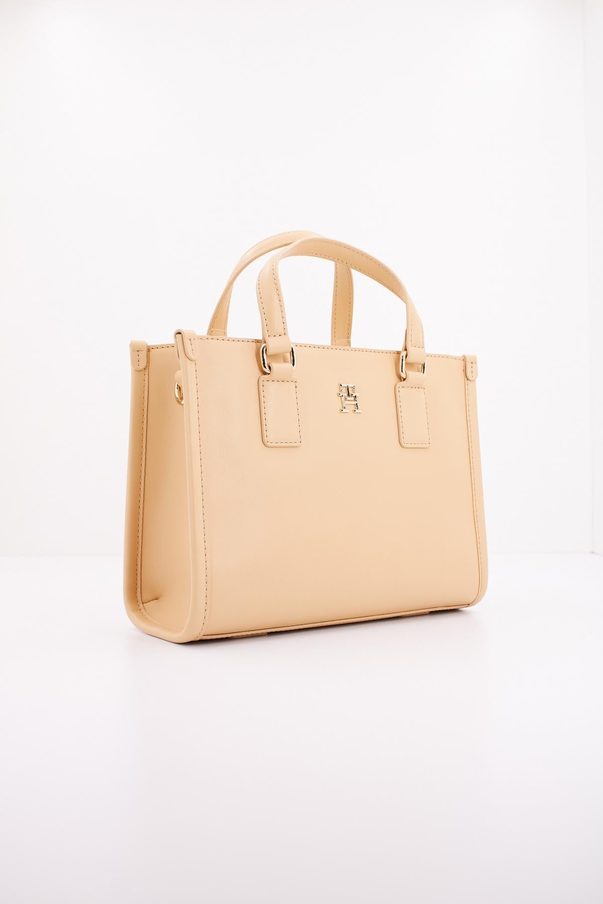 TOMMY HILFIGER MONOTYPE MINI TOTE en color MARRON CLARO  (2)