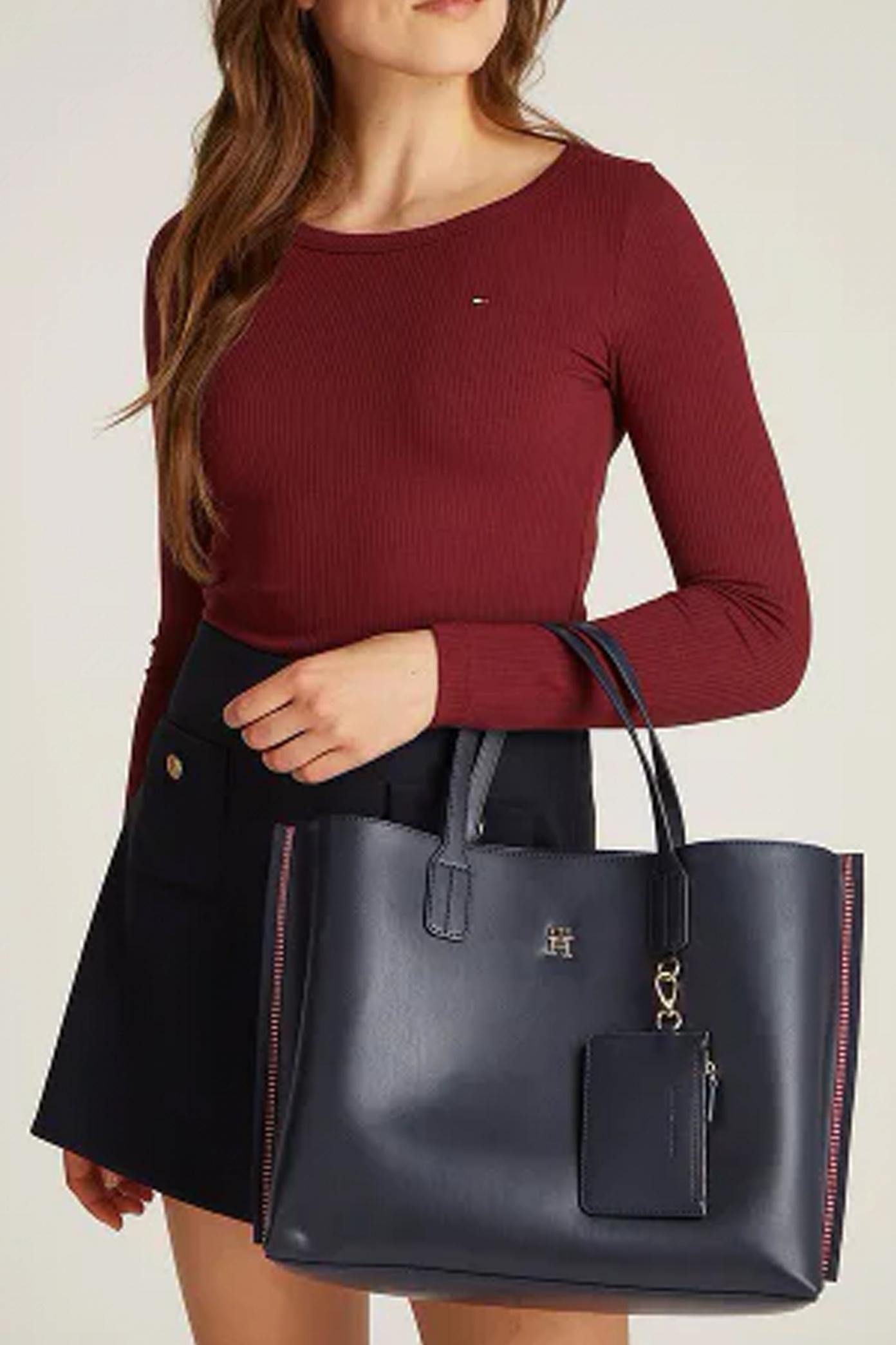 TOMMY HILFIGER TH DISTINCT SATCHEL CORP en color AZUL  (5)